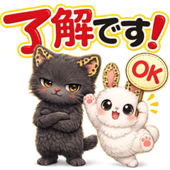 Leopard-Eared Cat & Rabbit: Everyday