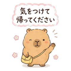 Capybara Stickers  Daily & Work Phrases