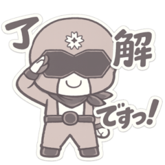 ゆるかわヒーローの毎日スタンプ