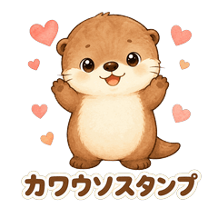 Chubby Baby Otter Daily Stickers