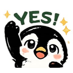 Chill Penguin Daily Stickers