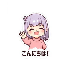 Yuru-Kawa Chibi Girl Stickers