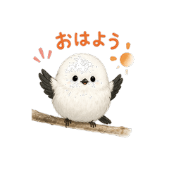 Cute Shima-enaga Daily Stickers