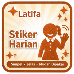 Latifa Name Stickers
