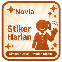 Novia Name Stickers