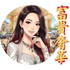 塵淨 淨珊Q版富貴奢華