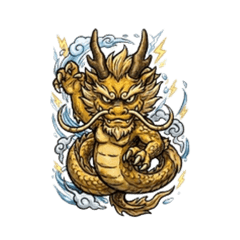 Raging Dragon God: Daily Stickers