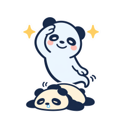 Tama, the Soul Depleted Panda greetings