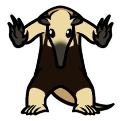 吊帶褲食蟻獸與小小食蟻獸