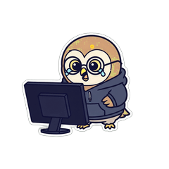Owl Infrastructure Engineer Stickers