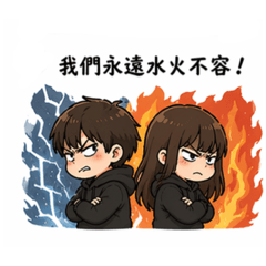 水火不容的姐弟