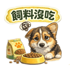 柯基田飼料沒吃