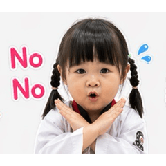 巫沐沐·生活用語2·跆拳道服