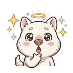 Cute Dog Stickers - Kora-wan