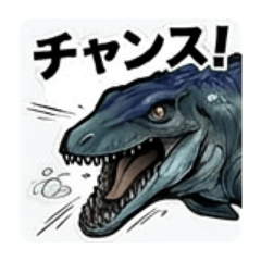 Dinosaur Stickers Mosasaur 1