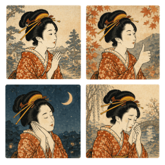Edo period Ukiyo-e style / Woman