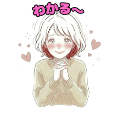 Daily Cute Girl Stickers3 Vol.2