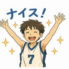 basketball Boy Stickers