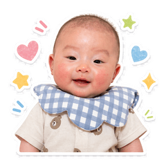 Little Hero Baby Stickers