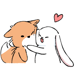 狐狸發發與垂耳兔洛洛 2 (無字)