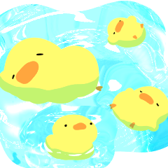 Somehow loose baby ducks