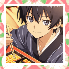 New Year's Food  Boys  Kimono Resale