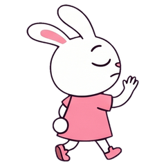 粉紅裙白兔：超真實日常