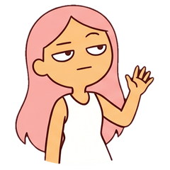 粉髮女孩的日常小情緒