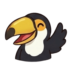 Cute Toco Toucan stamps 358