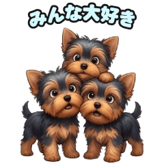 217 Yorkshire Terrier LINE Stickers