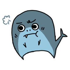 可爱的鲨鱼邮票