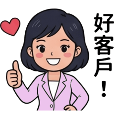 認真女業務員 01