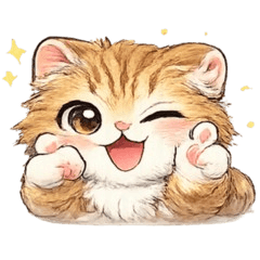 Quick Reply Hakata Cat Stickers V2