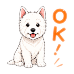Westie Dog Sticker