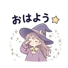 Dreamy Little Witch Apprentice Stickers