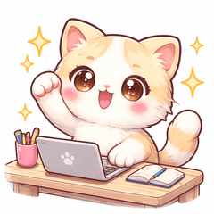 Maroni Cat Work Stickers