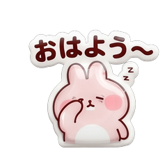 Mochi Bunny Puffy Stickers