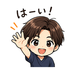 Yuru-kawa Boy Daily Stickers