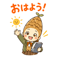 Cute Tsukushi Teacher Stickers