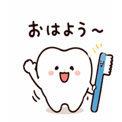 Fluffy Tooth Stickers