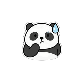 Cute Chubby Panda Daily Stickers