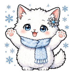 Winter Cat Yuki