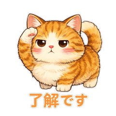 A Munchkin cat saying "Understood."