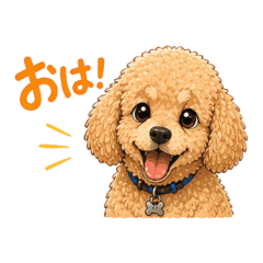 Toy Poodle Stickers NanoLife