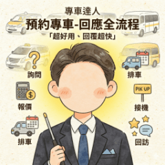 專車達人｜機場約車 「超好用、回覆超快」