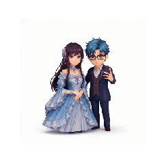 萌系情侶約會日常