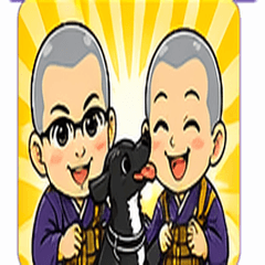 wakuwaku monks and dog