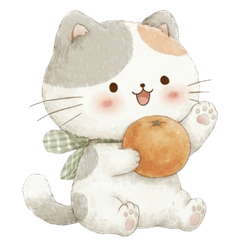 Polite & Formal Mikan Cat Stickers