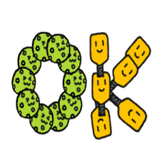 pickleball cute paddle and smiling ball