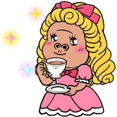 ゴリザベスお嬢さまのスタンプ